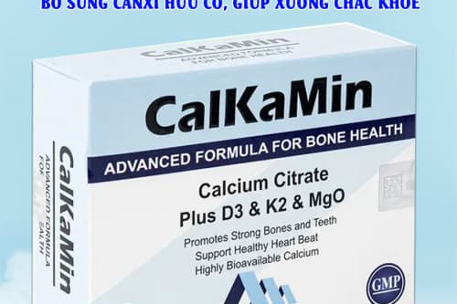 Viên uống Calkamin - Bổ sung canxi hữu cơ, giúp xương chắc khỏe