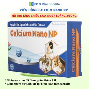Viên uống Calcium Nano NP bổ sung vitamin tăng chiều cao