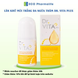 Lăn Khử Mùi Trắng Da Ngừa Thâm DR. Vita Plus