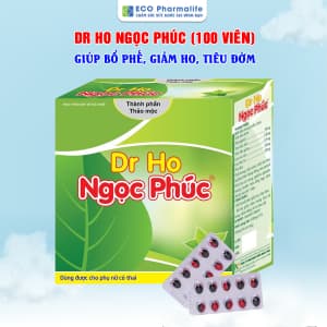 Dr Ho Ngọc Phúc (100 viên) - Giúp bổ phế, giảm ho, tiêu đờm
