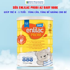 Sữa bột Enlilac Probi Protein A2 Baby 900g - Sữa A2 cho bé tăng đề kháng
