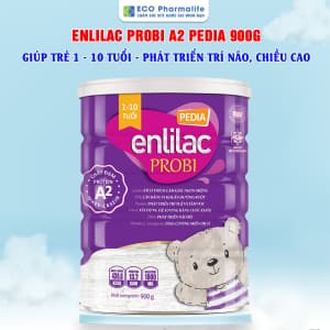 Sữa bột Enlilac Probi Protein A2 Pedia 900g giúp ăn ngon và tăng chiều cao