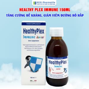 Siro HealthyPlex Immune 150ml - Tăng cường đề kháng, giảm ốm vặt
