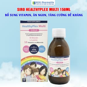 Siro HealthyPlex Multi -  Bổ sung vitamin, Tăng cường đề kháng cho trẻ
