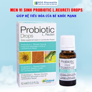 Men vi sinh Probiotic L.Reureti Drops - Trẻ ăn ngon, tiêu hóa tốt