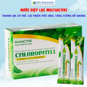Nước diệp lục MultiActive Chlorophyll - Thanh lọc cơ thể, tăng đề kháng