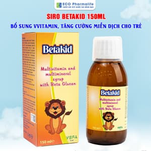 Siro Betakid 150ml - Tăng cường sức đề kháng cho bé
