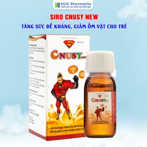 Siro CNUSY new - Tăng sức đề kháng, Giảm ốm vặt cho trẻ