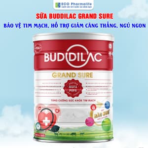 Sữa Buddilac Grand Sure - Tăng cường sức khỏe tim mạch