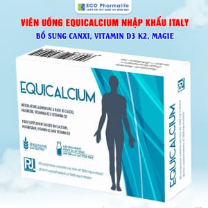 Viên uống EQUICALCIUM nhập khẩu Italy - Bổ sung canxi, Vitamin D3K2