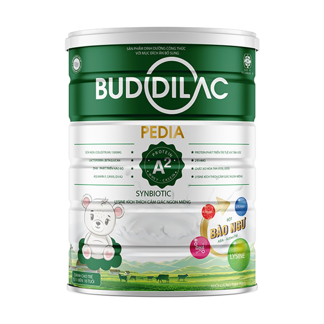 Sữa Buddilac Pedia hộp 900g giúp trẻ trên 1 tuổi phát triển toàn diện
