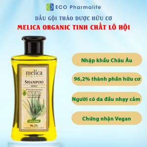 Dầu gội thảo dược Melica Organic với tinh chất lô hội