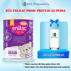 Sữa bột Enlilac Probi Protein A2 Pedia 900g giúp ăn ngon và tăng chiều cao