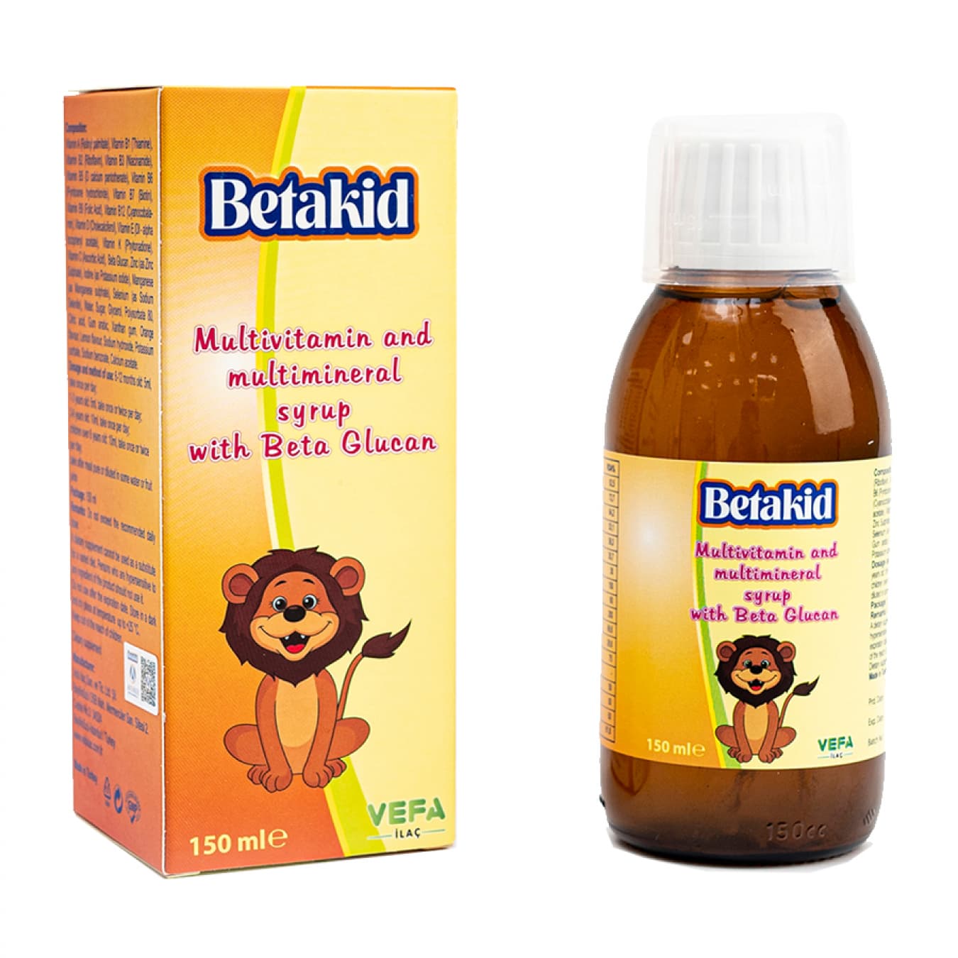 Siro Betakid 150ml - Tăng cường sức đề kháng cho bé