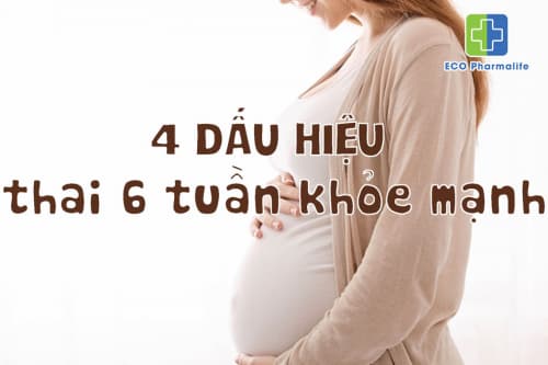 Những dấu hiệu thai 6 tuần khỏe mạnh và không phát triển