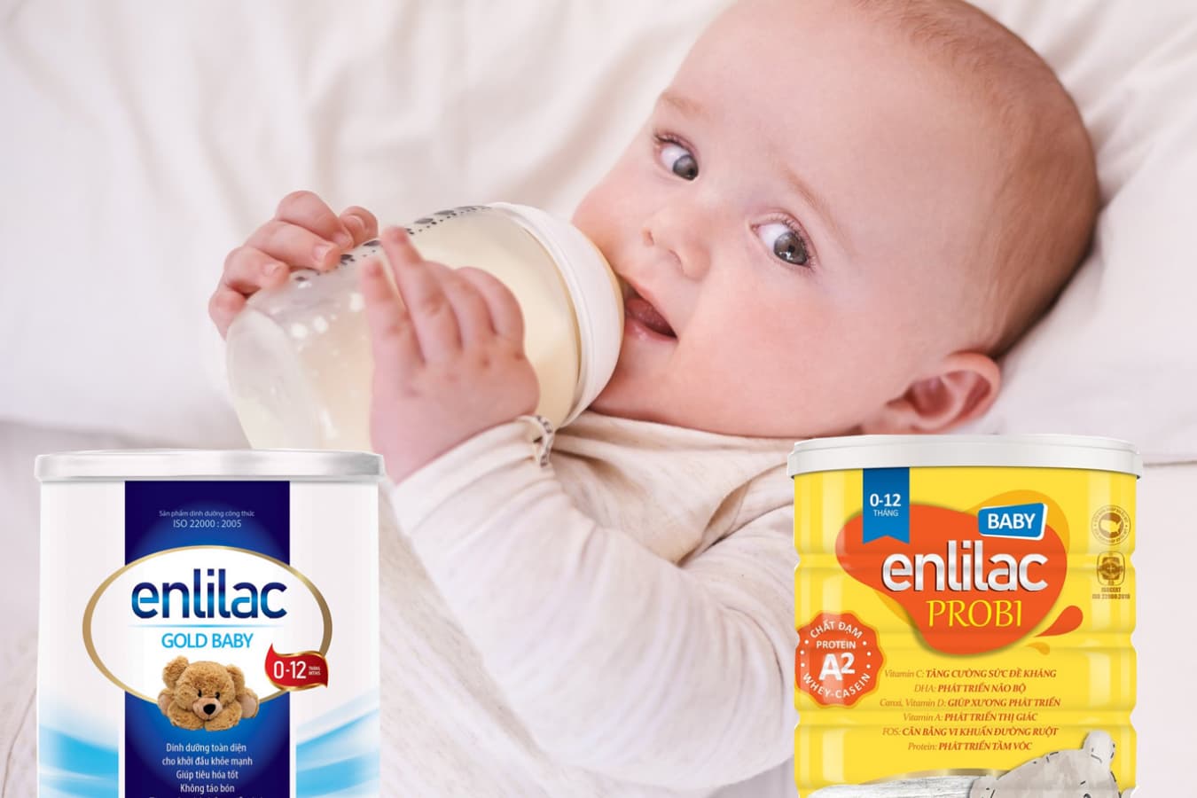 Điểm danh top 2 dòng sữa tốt nhất cho trẻ sơ sinh của Enlilac