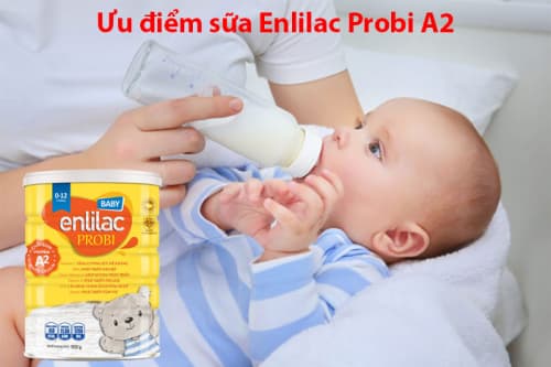 Enlilac Probi A2 Baby dòng sữa ăn dặm cho bé phát triển toàn diện