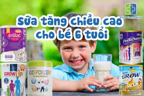 Trẻ 6 tuổi nên dùng sữa tăng chiều cao nào là tốt nhất?