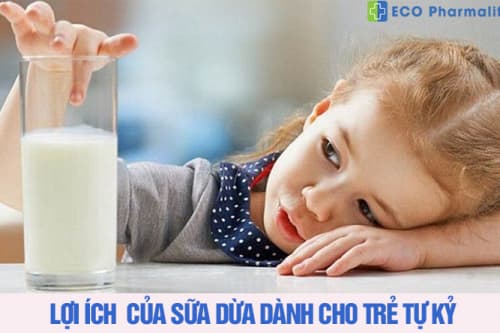 Lợi ích của sữa dừa dành cho trẻ tự kỷ