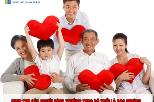 Nhịp tim của người bình thường theo độ tuổi là bao nhiêu
